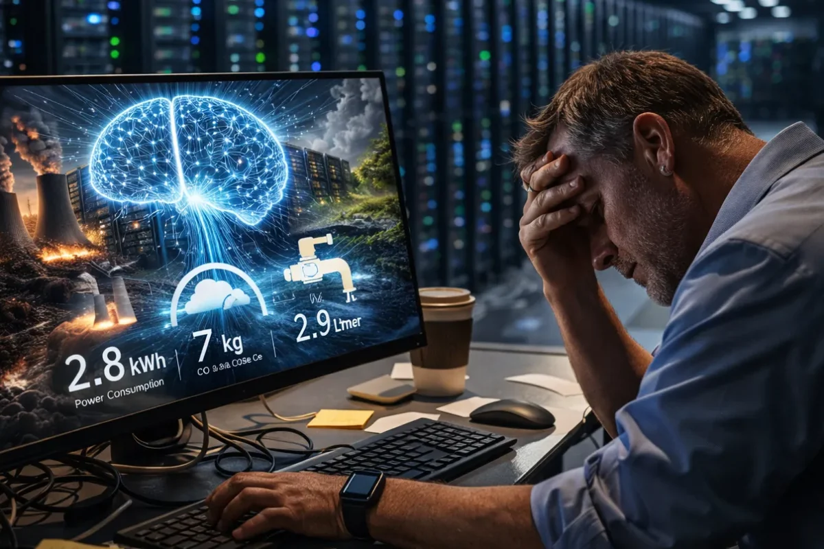 التكلفة البيئية للأوامر التوليدية: ماذا يستهلك الذكاء الاصطناعي من كوكبنا؟