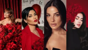 إطلالات النّجمات العربيّات في عيد الحب 2026