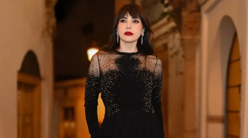 عبير نعمة تتألّق بفستان أسود ملكي من توقيع جورج حبيقة في تونس (صور)