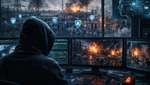 الهجمات السيبرانية في النزاعات: البنية الحسّاسة والمسؤولية القانونية