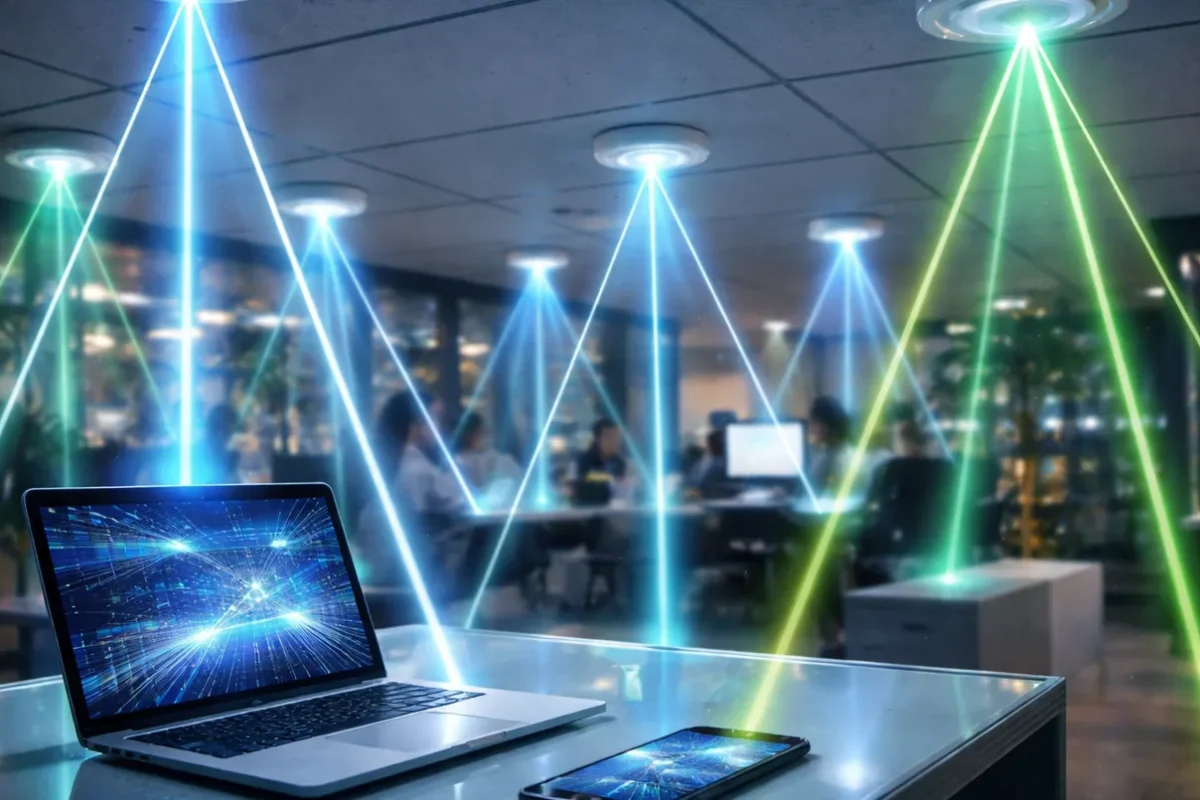 تقنية مبتكرة تنقل الإنترنت عبر الضوء بسرعات قياسية