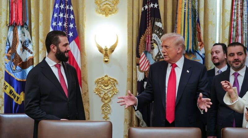 الشرع يبحث مع ترامب دعم الاقتصاد السوري وإمكانية رفع العقوبات المتبقية