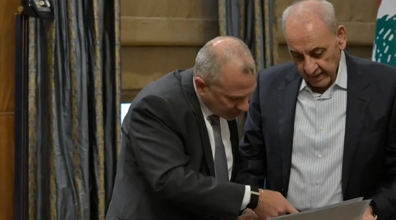 لقاء بري وباسيل في عين التينة يتناول التطورات الميدانية في الجنوب