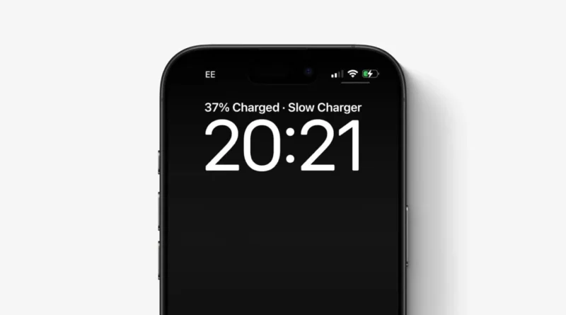 رسالة Slow Charger في آيفون… ماذا تعني وكيف تزيد سرعة الشحن؟