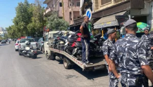 بالصور – حملة مشتركة في بيروت تسفر عن حجز 880 دراجة آليّة وتنظيم 4528 محضر مخالفة