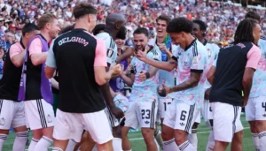 قضية بالوغون تتصاعد… لاعبو بلجيكا يقلدون رقصة ترامب (فيديو)