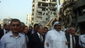 أمير قطر الراحل الشيخ حمد بن خليفة ولبنان (صور)