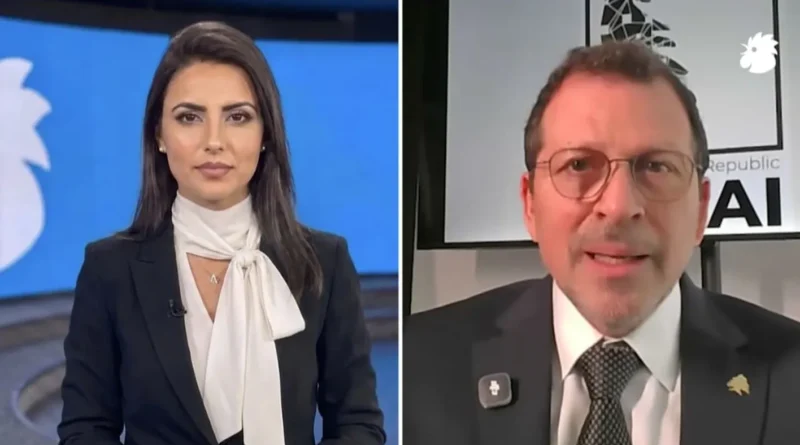 المذيعة الرقمية لـ”النهار”  نور تحاور وزير الذكاء الاصطناعي اللبناني
