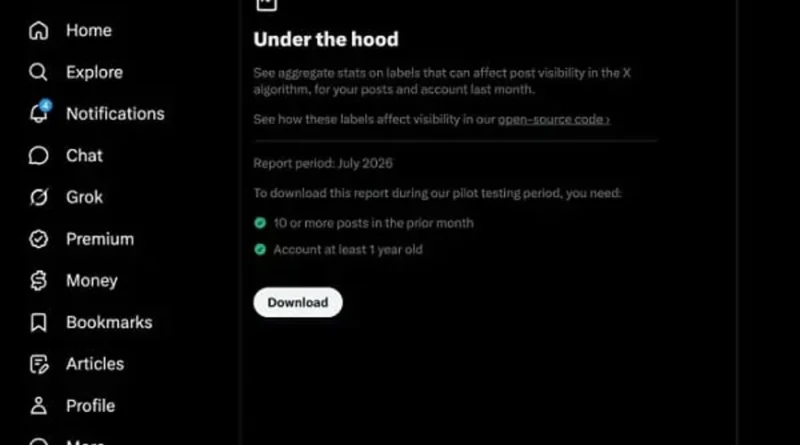 Under the Hood من “إكس” تكشف الـ ـShadowban … ما قصتها؟