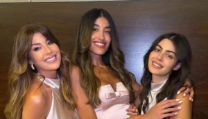 ريتا حرب تحتفل بخطوبة ابنتها ميشيل… وكاريس بشار تشاركها الفرحة (فيديو)