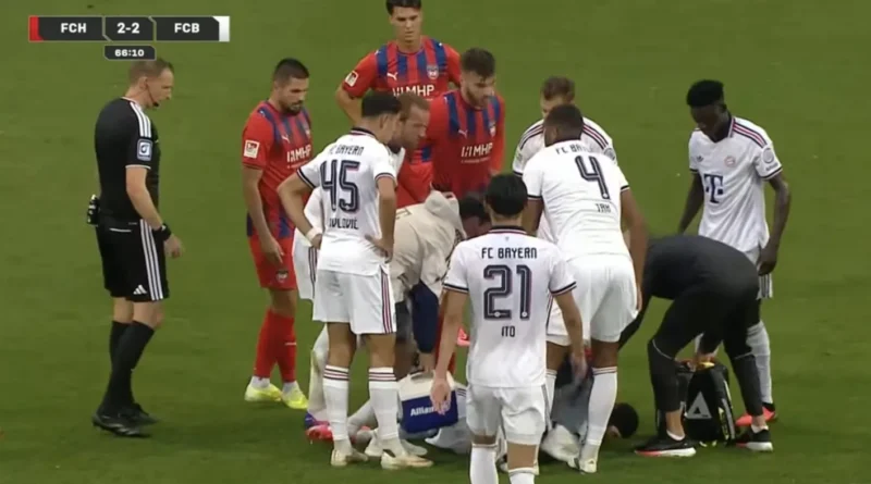شاهد الفيديو… موسيالا ينهار مجدداً وبايرن ميونيخ يعلق