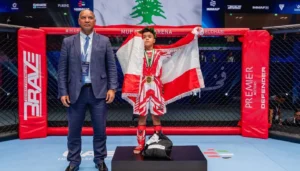 اللبناني إلياس غياض يحقّق إنجازاً عالمياً في MMA عن عمر 11 عاماً