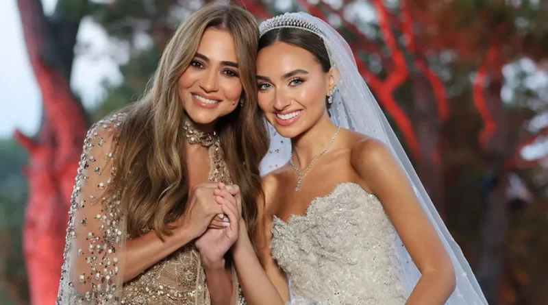 جوليا بطرس تبكي في زفاف نجلها سامر بو صعب وتفاجئه بأغنية خاصّة