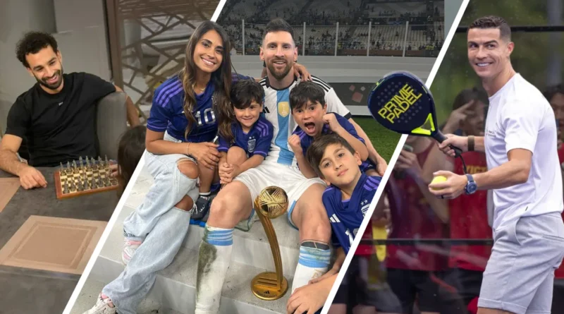 رونالدو وميسي وصلاح… ماذا يفعل النجوم بعيداً عن الملاعب؟